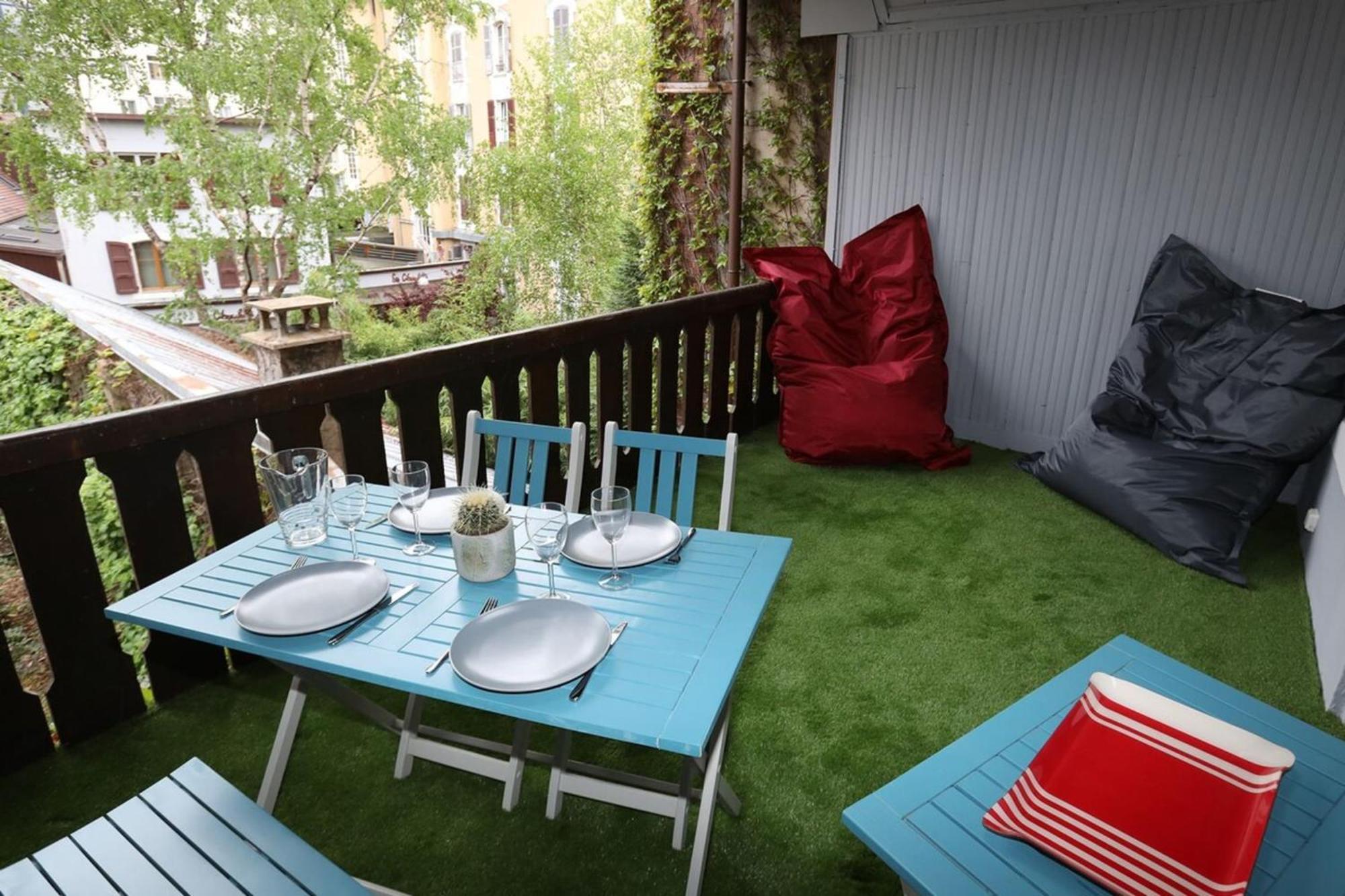 55 M2 Apart With Big Terrace In Annecy Downtown Exteriör bild